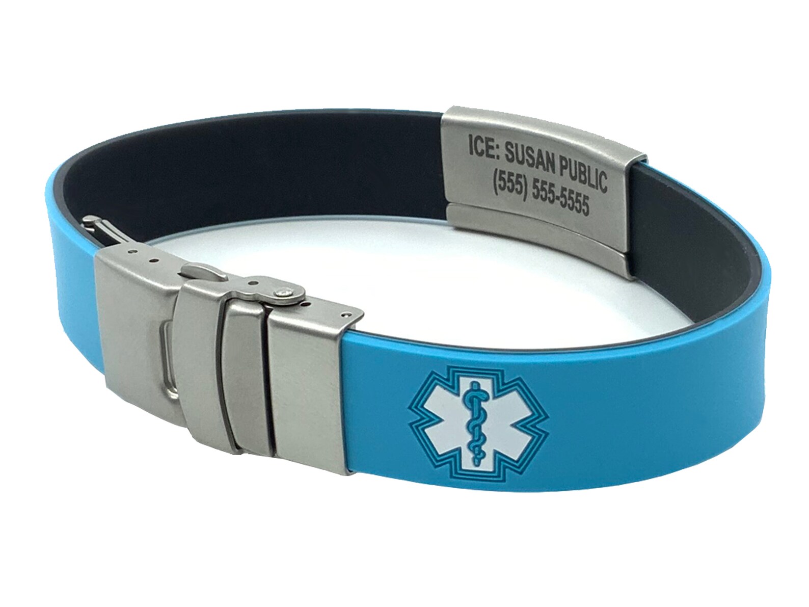 Waterproof Medical Alert ID Jewelry ID Bracelet and 30mm Etsy