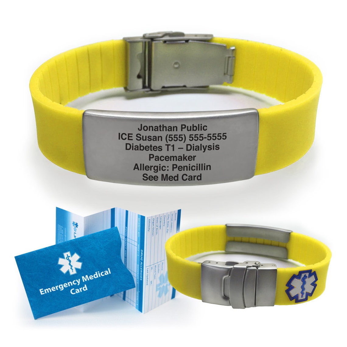 Medical Alert Bracelet for Women Medical Bracelet Alzheimers Etsy