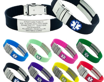 Medical Id Bracelet - Etsy