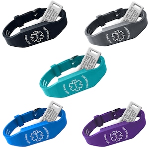 Emergency medical shop alert bracelet
