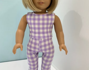 American girl Kit is going to her yoga class.  She is wearing one of her new activewear outfits.