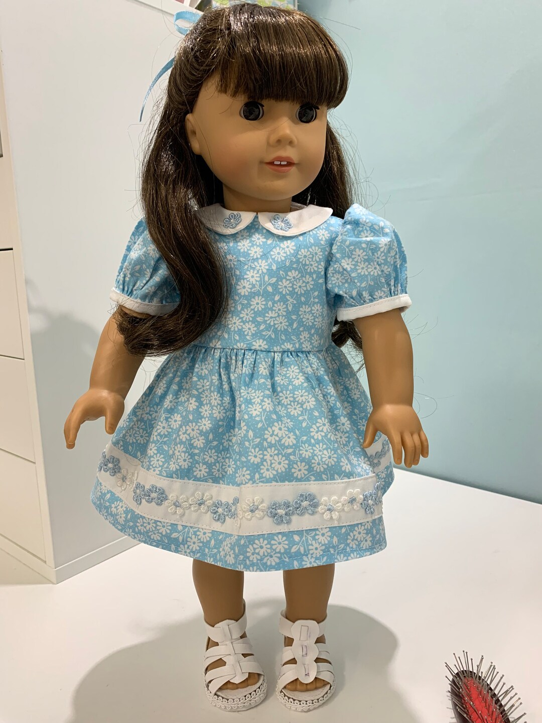 Baby Blue Dress for Your American Girl or 18 Doll - Etsy