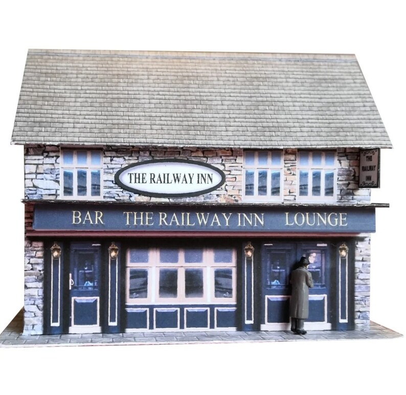 OO Gauge Card Kit Railway Model Enthusiast Etsy UK