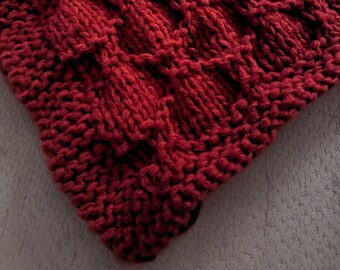 PATTERN for the Honeybee Hive Baby Blanket | Knit Blanket | Baby Blanket | Knitting Pattern