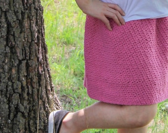 Pattern for the Pink Ladies Skirt | Crochet Pattern | Crochet Skirt | Beginner Crochet | Knitwear | Crochet Clothes