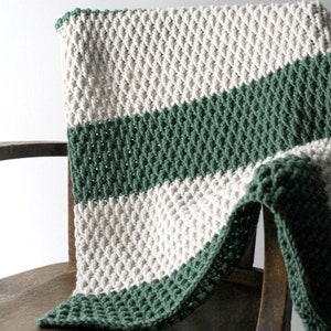 The worsted weight Alpine Blanket Pattern