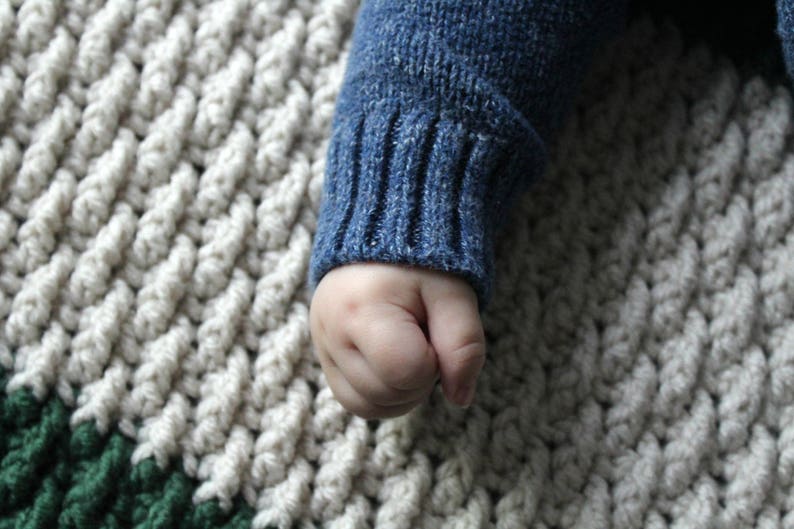 PATTERN for the Alpine Blanket REVISED & TESTED Crochet Baby Blanket Blanket Pattern Crochet Pattern Crochet image 7