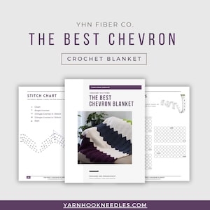 PATTERN for the best beginner chevron blanket crochet chevron blanket beginner crochet blanket blanket pattern image 2