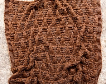 PATTERN for the Autumn Knit Throw Blanket | Knit Blanket | Throw Blanket | Knitting Pattern