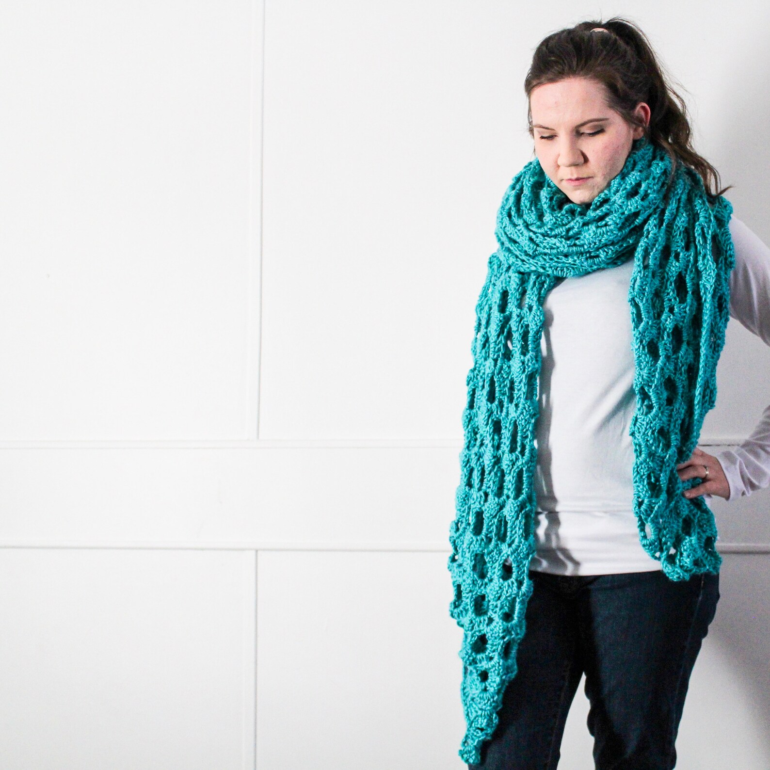 PATTERN for the Crochet Blanket Scarf Crochet Scarf Pattern Etsy