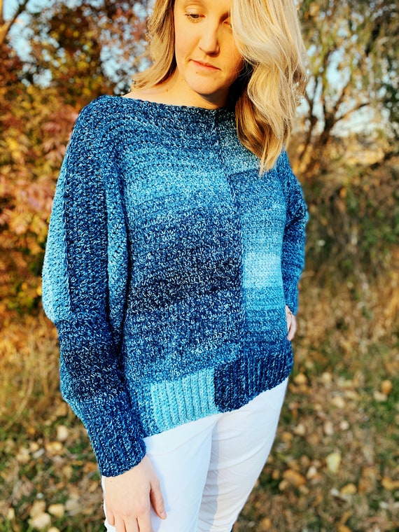 Annoo's Crochet World: Super Easy Ombre Fall Crochet Sweater