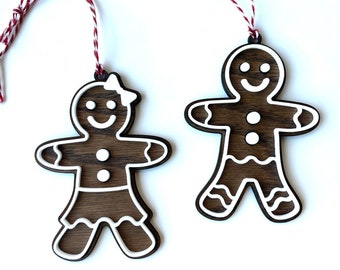 Gingerbread Cookie Ornament | Gingerbread Ornament | Gingerbread People Ornaments | Christmas Gift Exchange