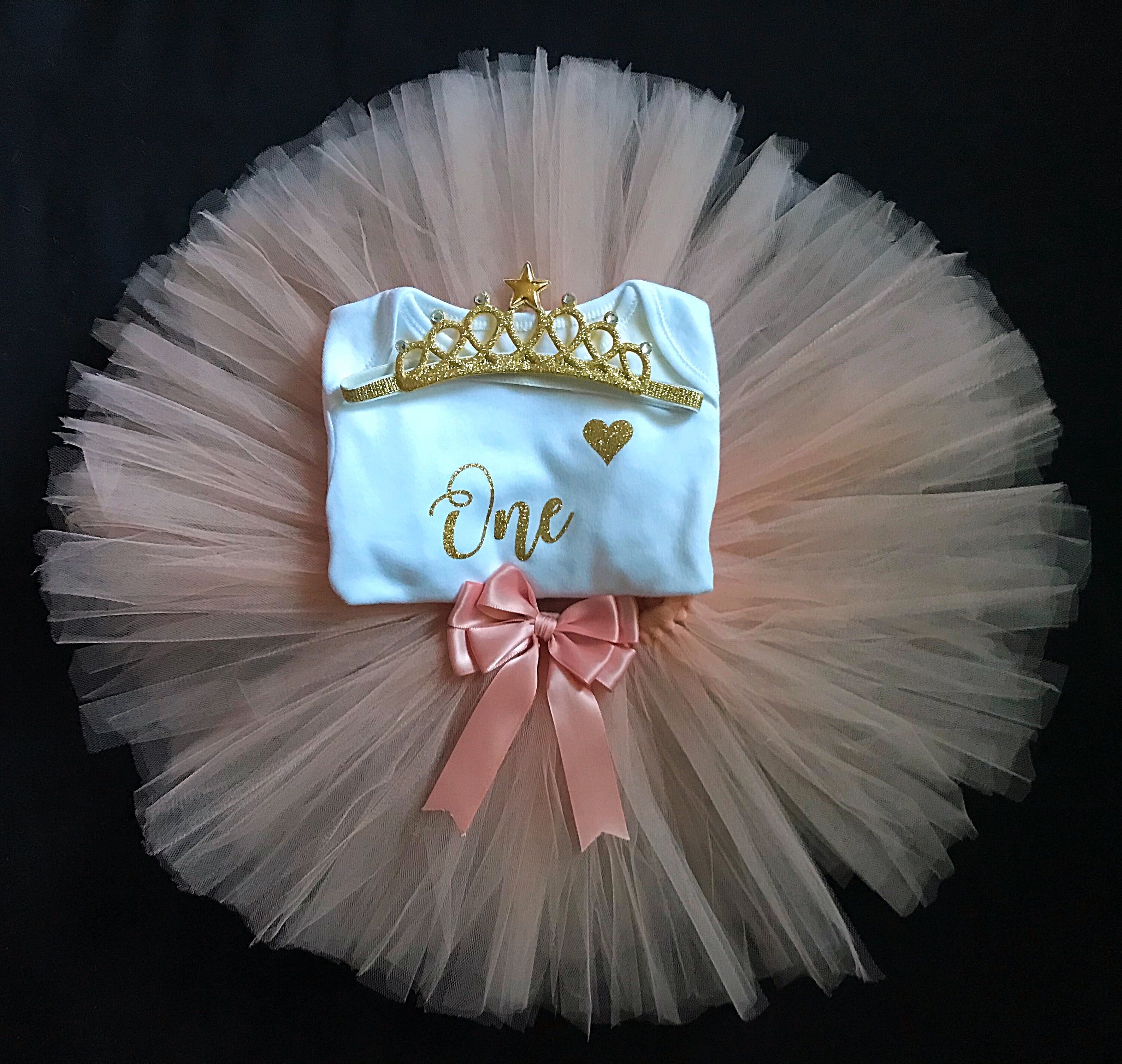 First 1st Birthday Girl Outfit Baby Mermaid Party Tutu Skirt with One Crown Headband First 1st Birthday Girl Outfit Baby Mermaid Party Tutu Skirt with One Crown Headband