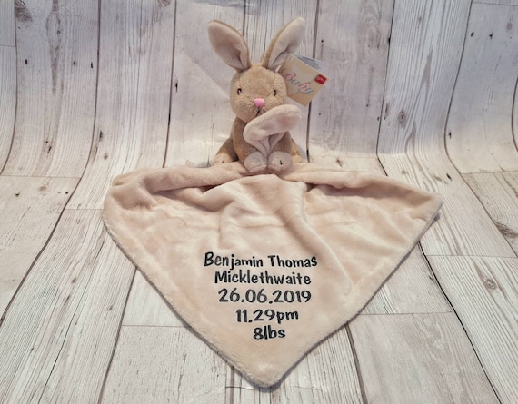personalised bunny comforter