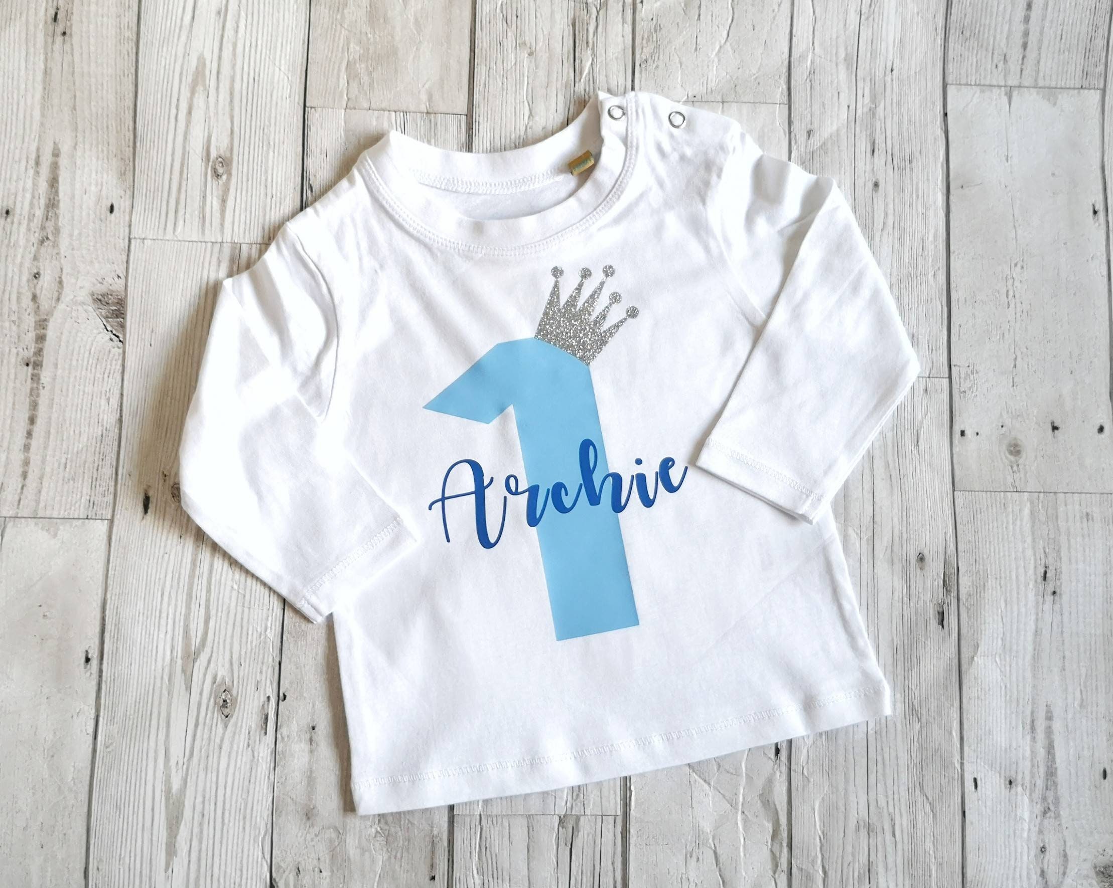 Personalised 1st birthday t shirt Clearance