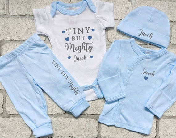 Personalised tiny store baby clothes
