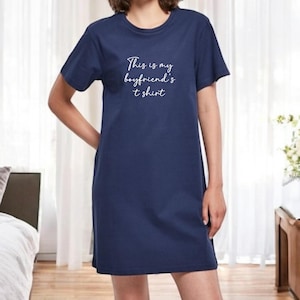 Pajama Set Long Sleeve Nightgown Target Maxi Dress Clothing Navy Long  Sleeve T Shirt Dress Threadbare