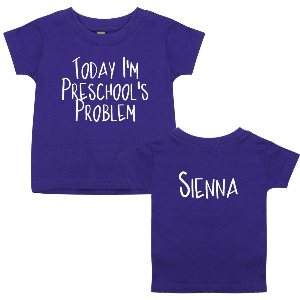 Personalised Today I'm Nursery's Preschool's Etsy
