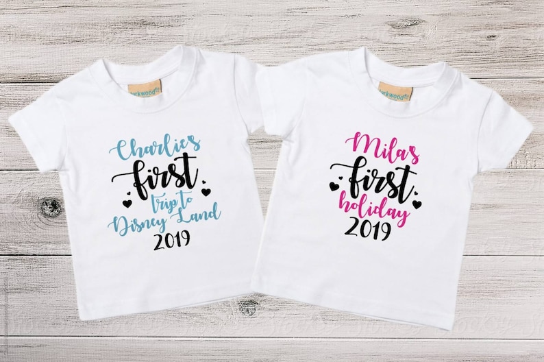 choice of colour Personalised It/'s My 1st first Birthday T-shirt and bib set