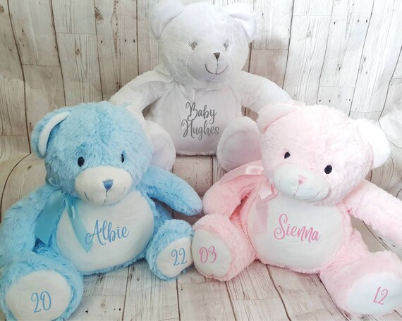 personalised soft teddy