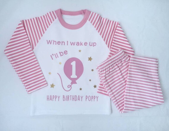 baby birthday pyjamas