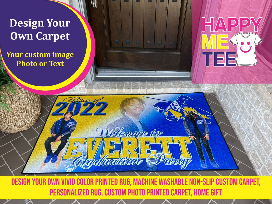 Design Your Own Rug Custom Sublimation Rug Custom Image Etsy
