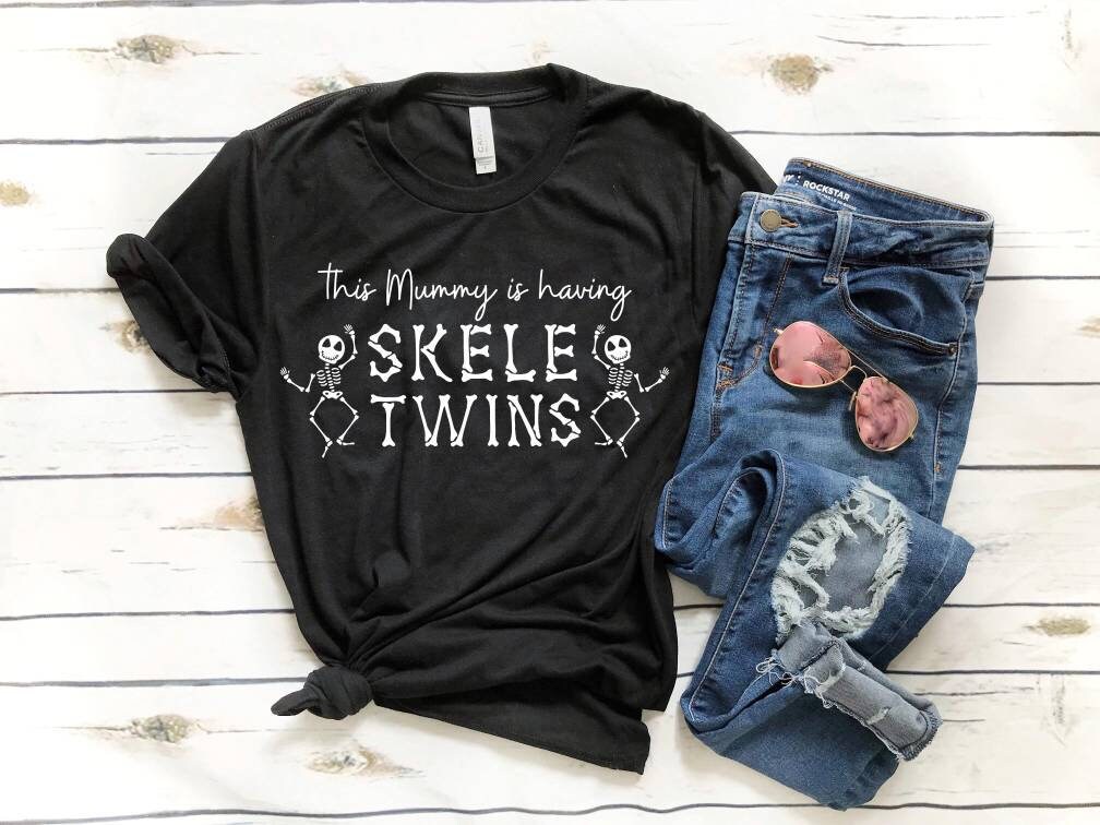 Twin Pregnancy Shirt Halloween 
