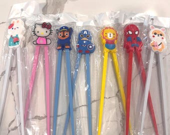 Kid training cartoon chopstick, reusable chopstick, animate cartoon chopsticks, children training chopsticks