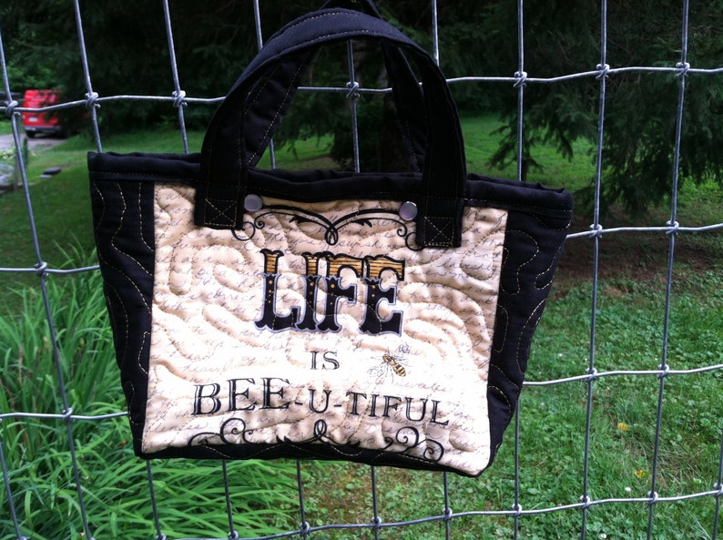 Life is BEE-utiful Purse image 1