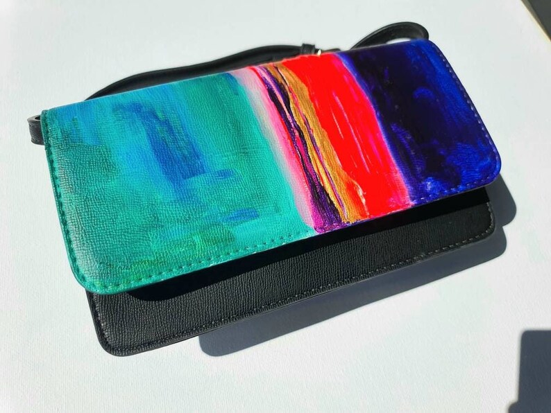 turquoise crossbody purse