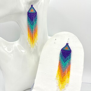 Boho Yellow Turquoise Earrings main image 1