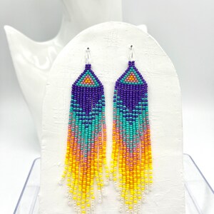 Boho Yellow Turquoise Earrings