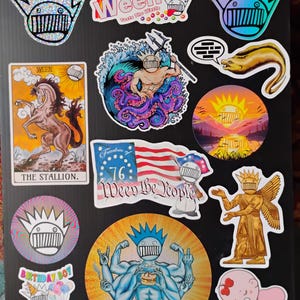 Boognish Vinyl Sticker 13 Ween Sticker Pack