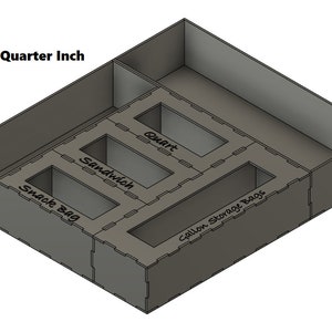 Digital Download - Storage Bag Organizer - Drawer Insert 1/4&quot;