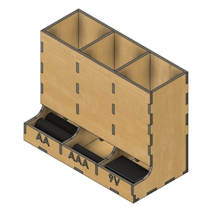 Digital Download - Battery Organizer - 1/8&quot; material