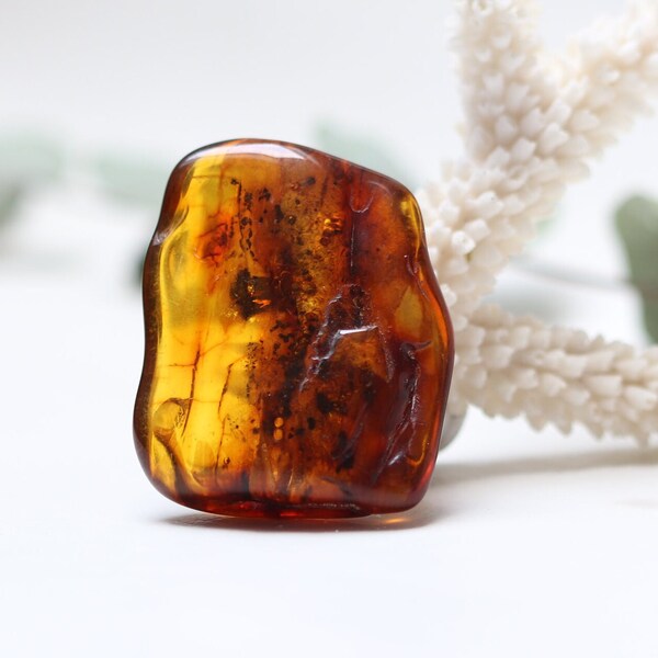 Lovely Cognac tone Baltic Amber, Collector Gemstone