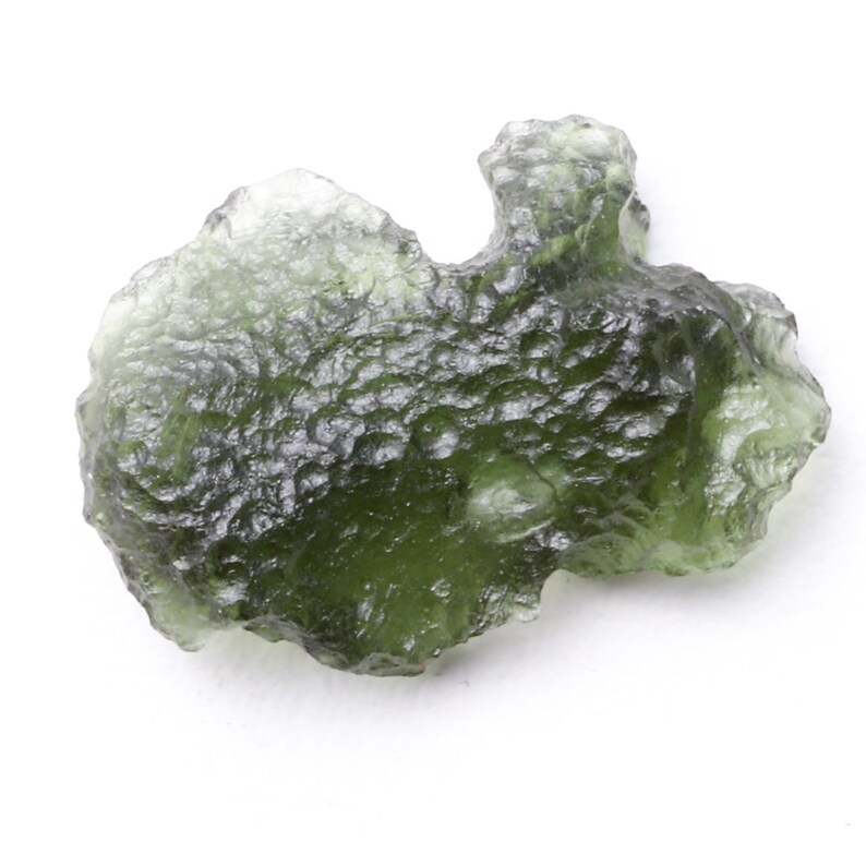 Genuine Moldavite, unique natural shape, 3.70 grams, collector specimen