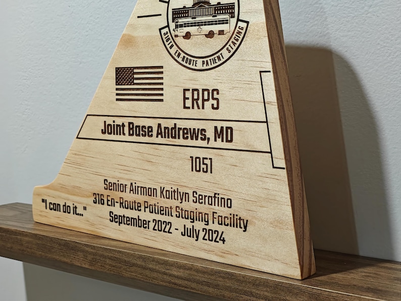 PERSONALIZED Plane Tail Air Force Going Away Gift Military PCS