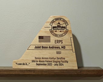 OKINAWA Japan KADENA 3D Wooden Name Plaque Air Force Army Marines