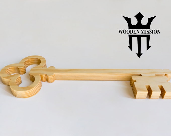 Large 14 Wooden Skeleton Key Etsy