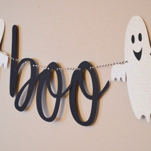 Halloween Decor - Halloween Banner - Ghost Banner - Boo Banner - Ghost Decor - Halloween Sign - Halloween Decoration - Boo Sign