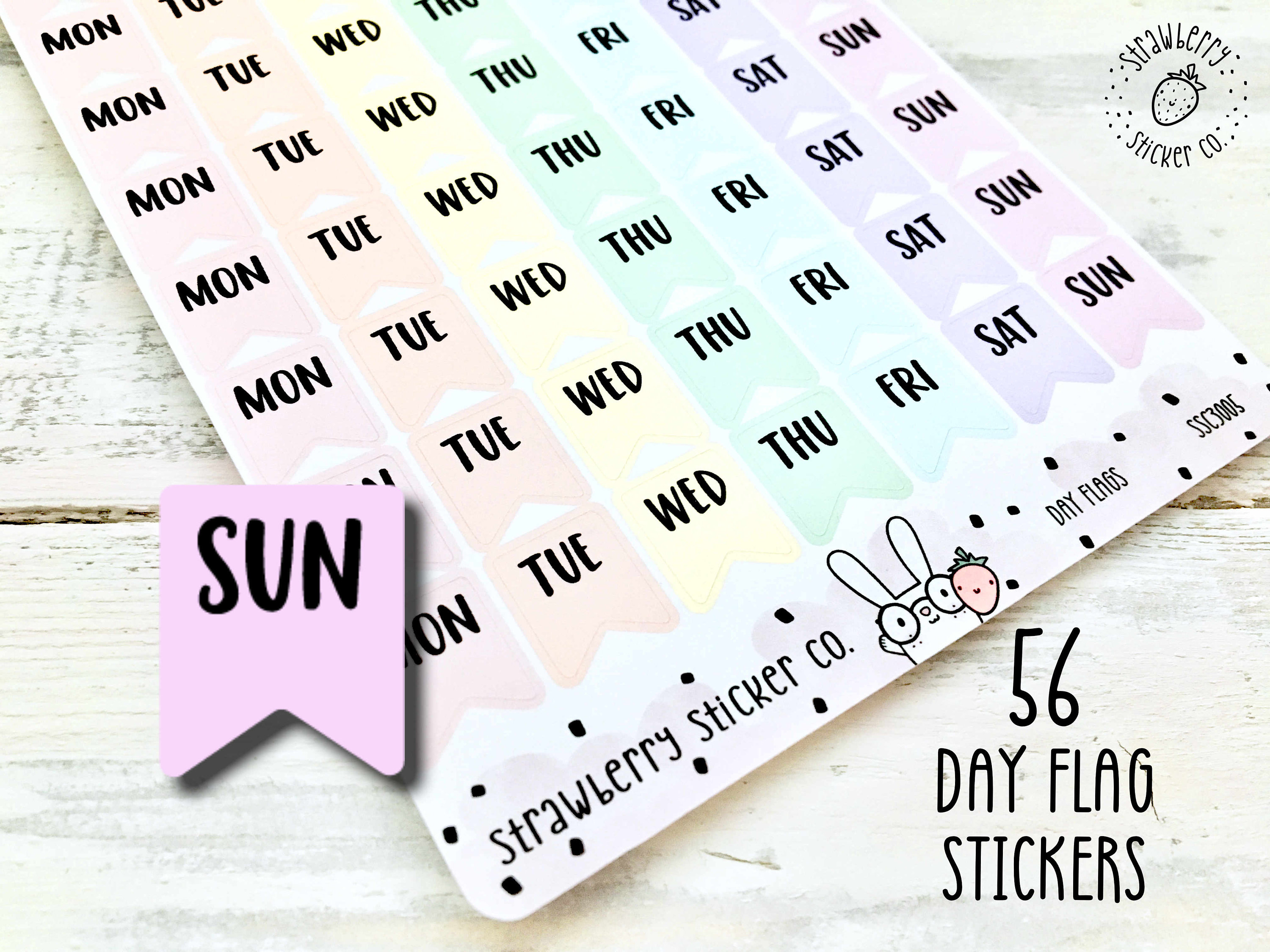 6 Sheets Of Planner Calendar Stickers-Reminders, Notes, To Do, Bright From  USA