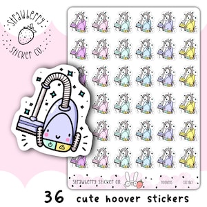 36 Niedliche Hoover Sticker SSC1061