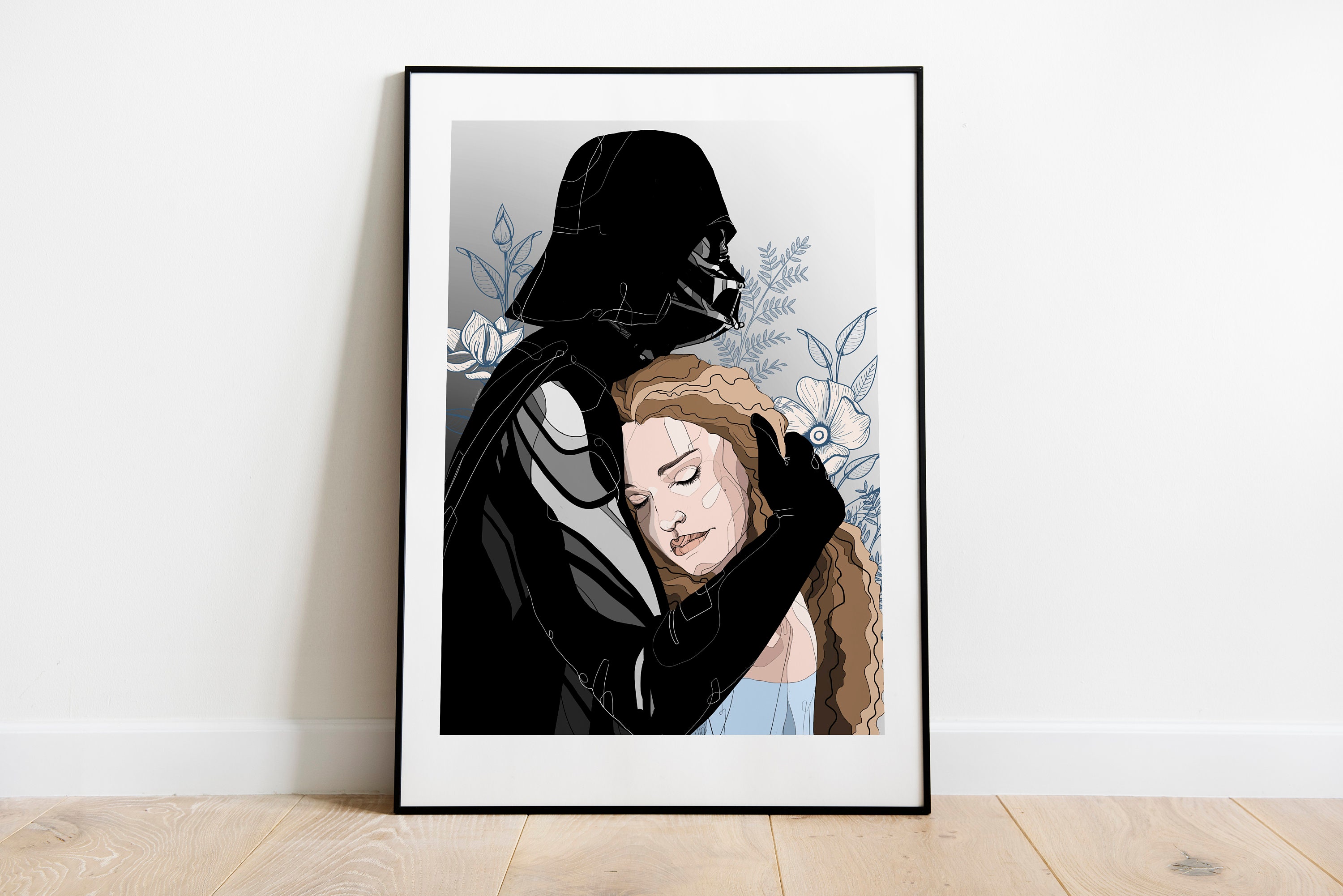 ポスター スターウォーズ [ダース・ベイダー、パドメ・アミダラ