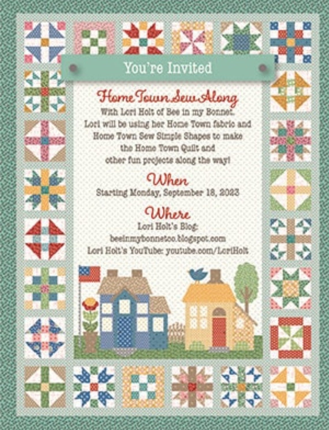 Lori Holt HOMETOWN Sew Simple Shapes Etsy