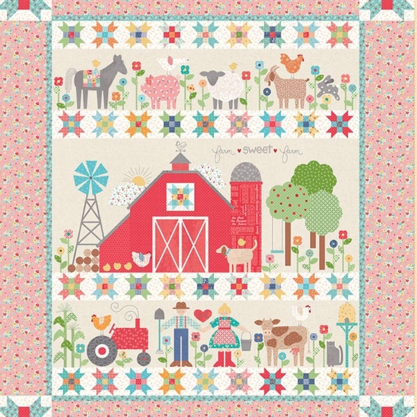 Farm Sweet Farm - sew simple shapes for the quilt by Lori Holt