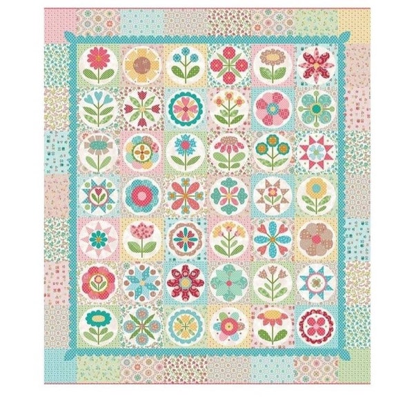 Grannys garden - sew simple shapes for the quilt by Lori Holt