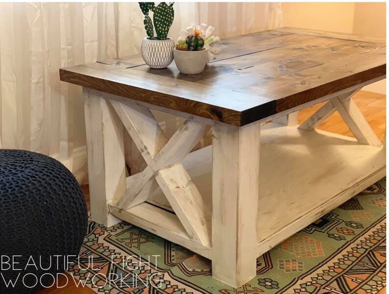 Chunky Farmhouse Coffee Table Image 0