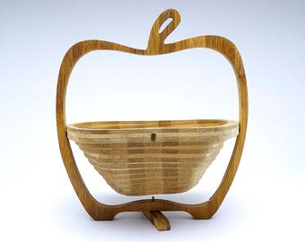 Rustc Hand Carved Wooden Frut Tray Decoratons, Handmade Decoratve