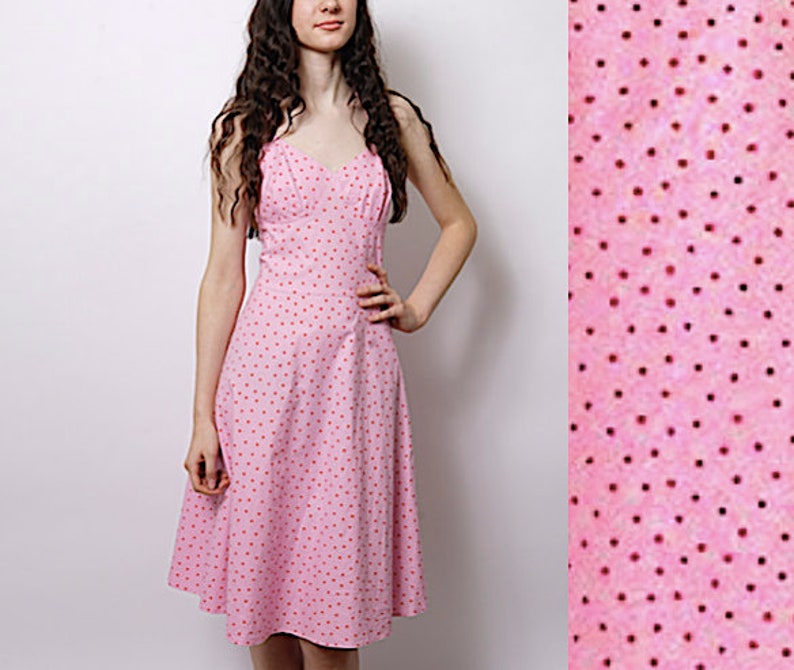 polka dot dress 1950s style